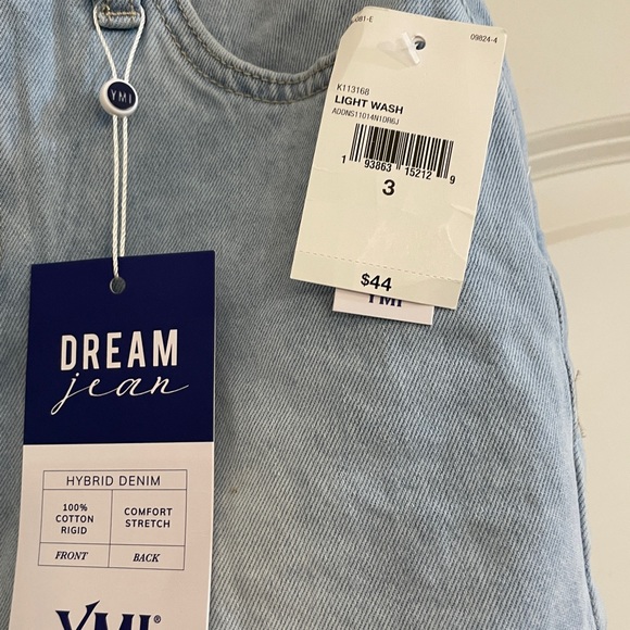 NWT YMI dream denim mini skirt. Light wash color. - Picture 5 of 11
